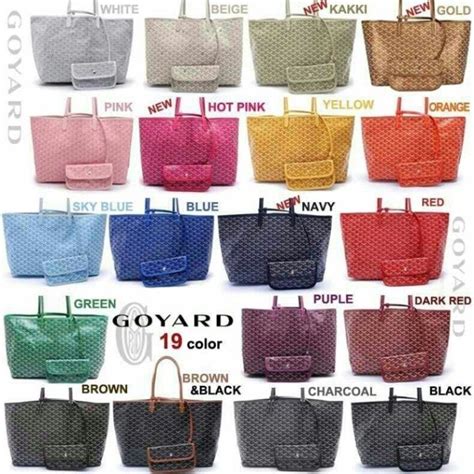 most classic goyard bag|most popular goyard bag colors.